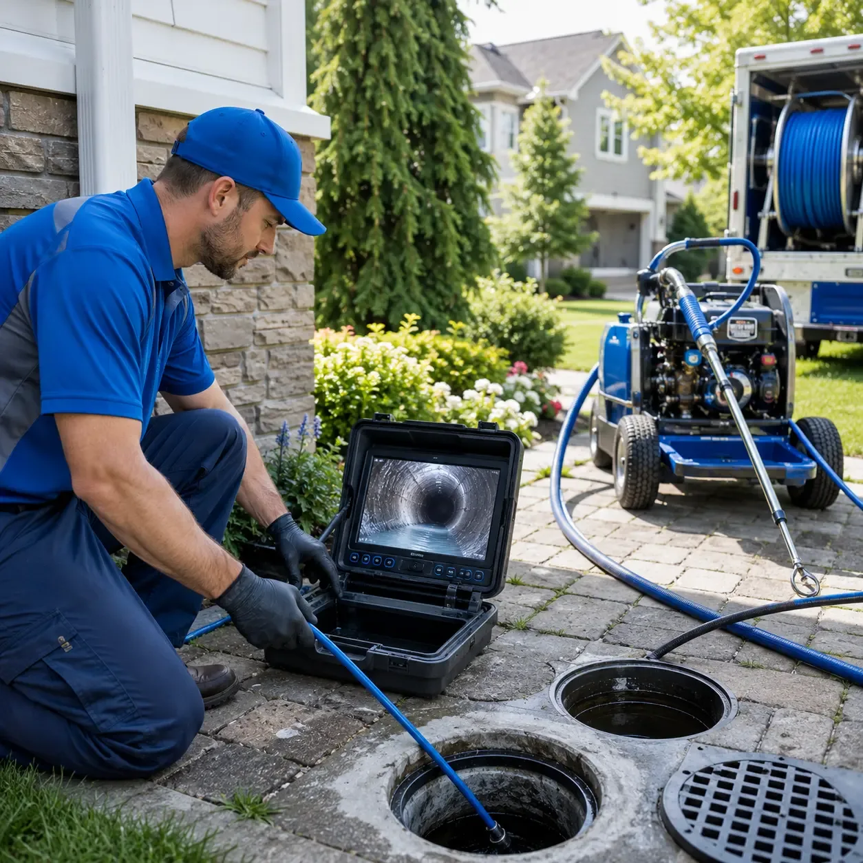 Outdoor drain cleaning professionals serving Clearwater, KS